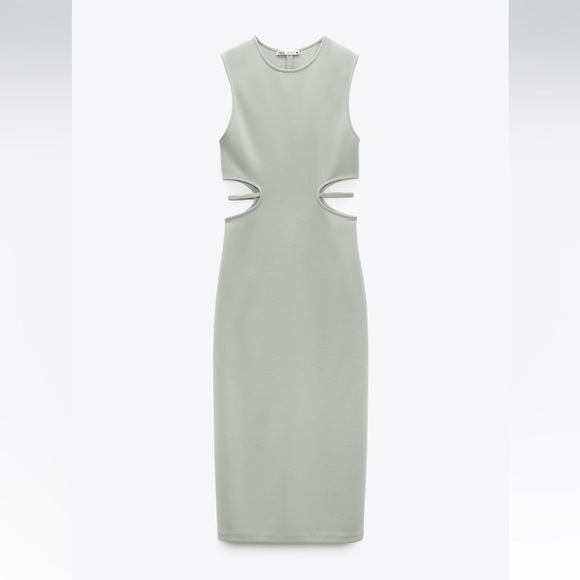 NWT Zara Cut Out Dress - Picture 4 of 6